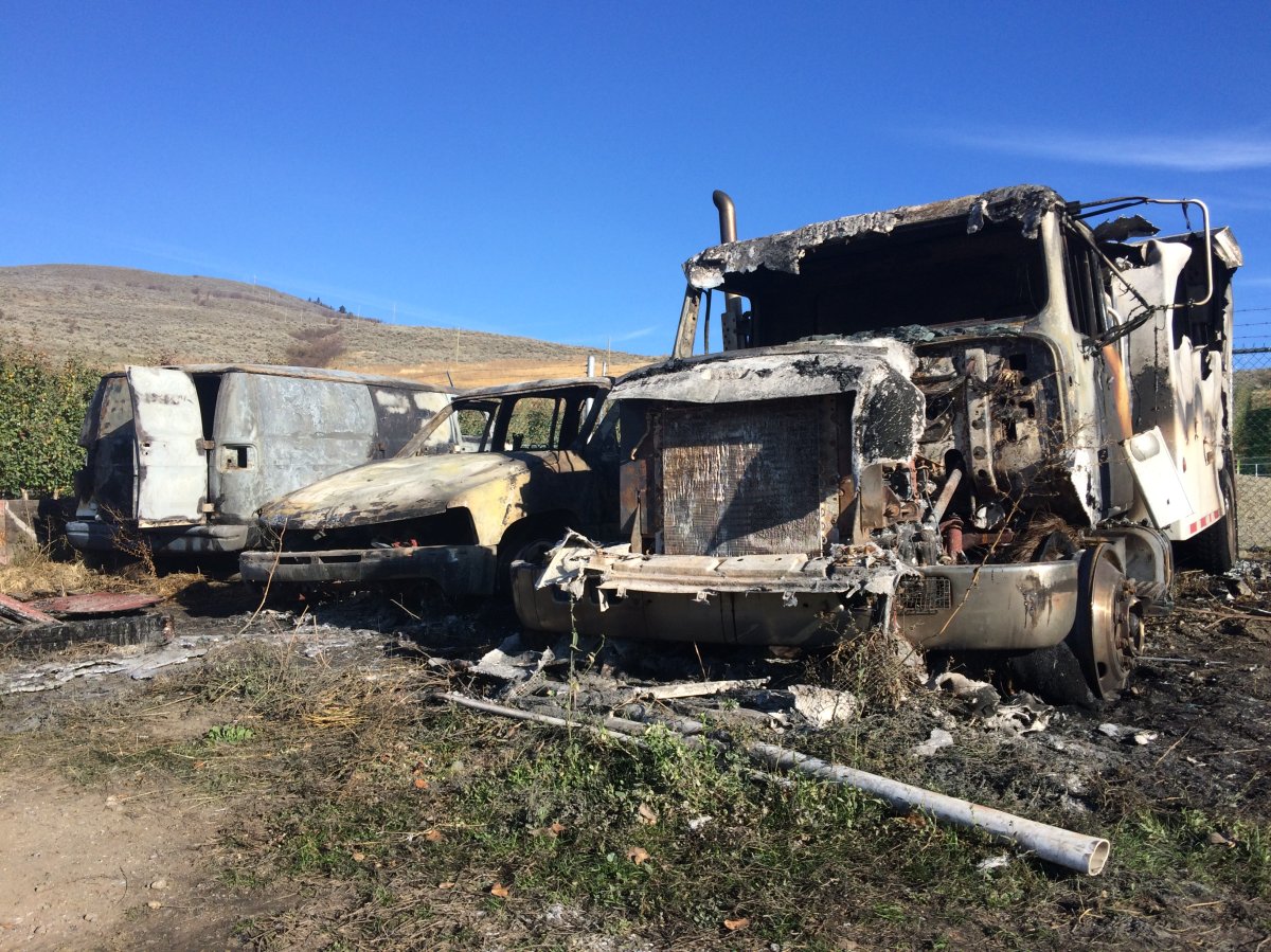 Vehicles vandalized; torched in Kelowna and Vernon - image