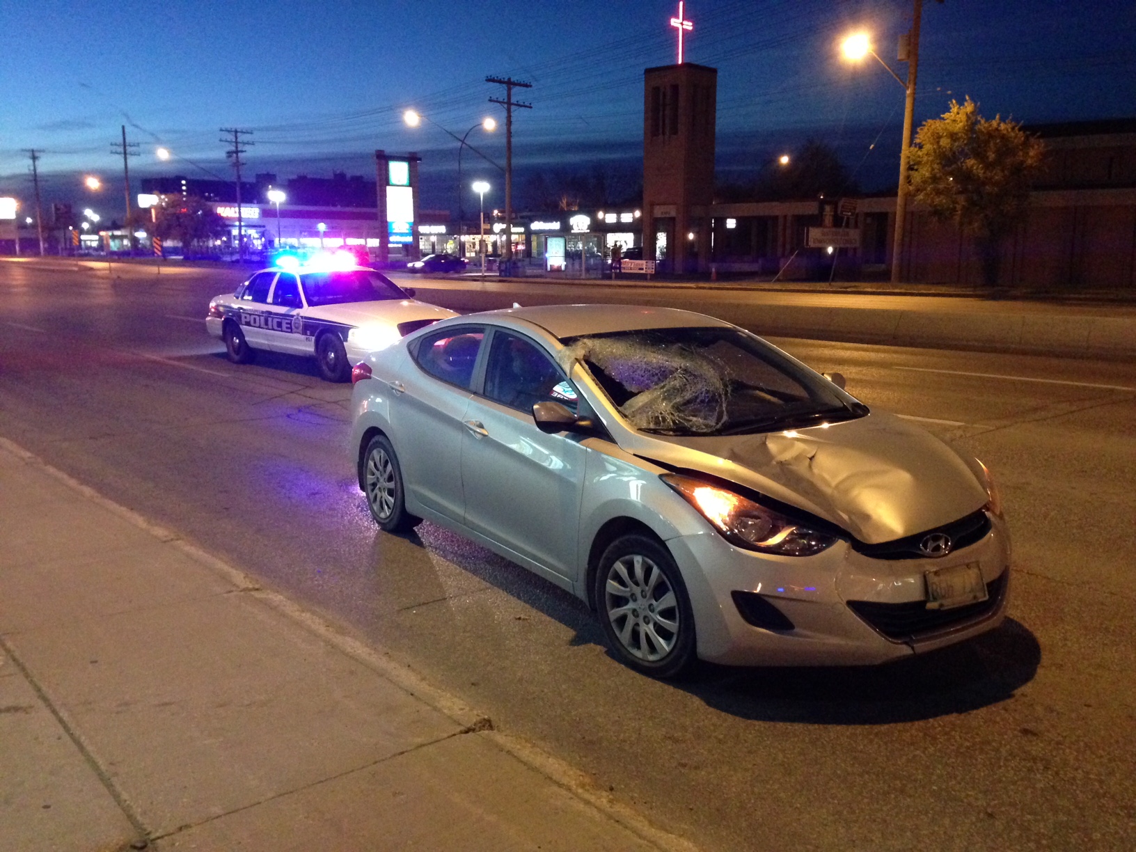 Pedestrian rushed to hospital after collision on Portage Avenue ...