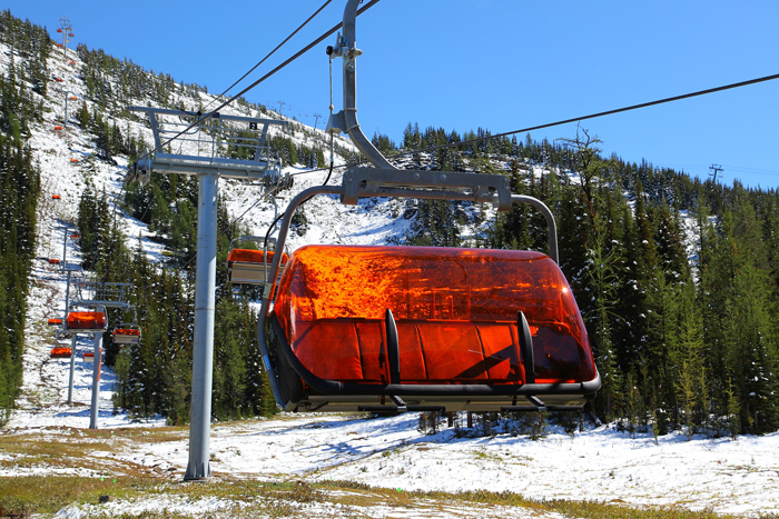 heated chair lift