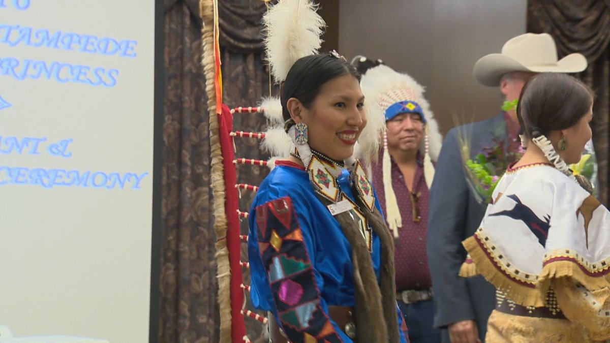 Vanessa Stiffarm, 25, from the Blood Tribe was chosen as the Stampede Princess for 2016 Sunday.