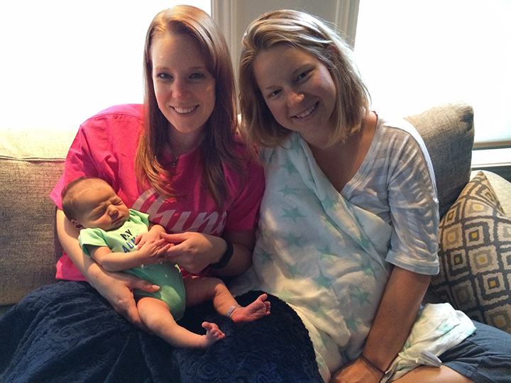 Global Montreal’s Jessica Laventure with her sister and nephew.