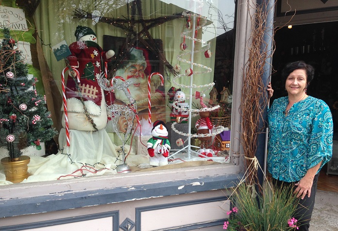 Joanne Webb is just one of many local merchants in St. George preparing an early Christmas for Evan Leversage.