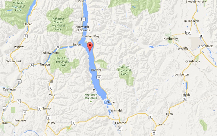 One man is dead and three other people are
injured after a boating incident on Kootenay Lake in southeastern
B.C.
