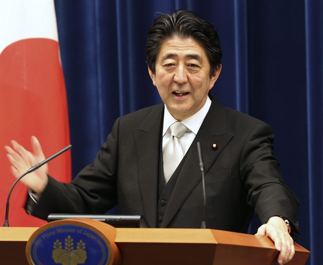A hacking group says it has crashed the official website of Japanese Prime Minister Shinzo Abe.
