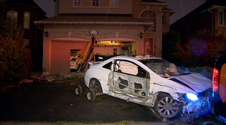 Teen charged with drunk driving after car crashes into Mississauga home ...
