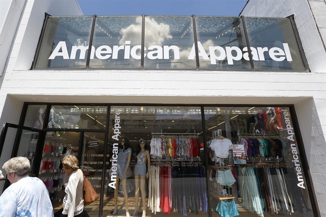 American Apparel operates 30 stores across Canada.
