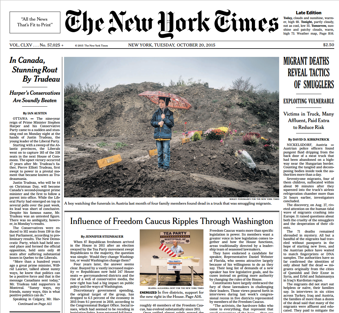 From ‘stunning rout’ to Canada’s ‘strip-teasing new PM’ – world media react to #Elxn42 - image