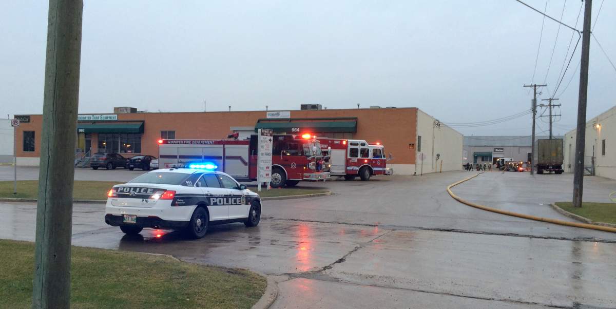 Emergency crews are on scene after a fire on Powell Avenue.
