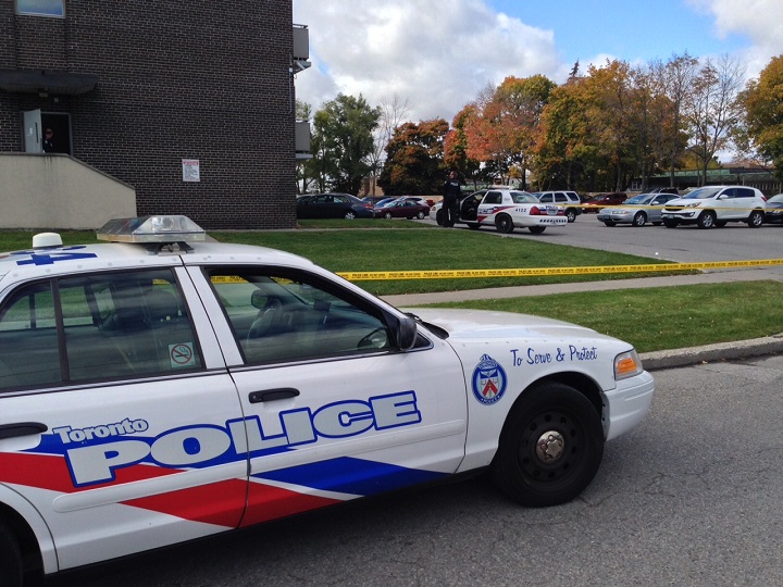 Toronto police responded to a call near Lawrence Avenue East and Midland Avenue, where a teen was stabbed Monday.