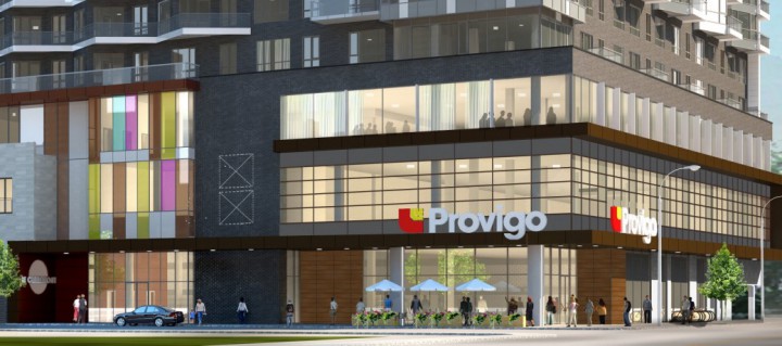 A rendering of the Provigo project in NDG, Thursday, October 8, 2015.