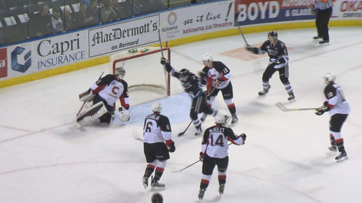 The Kelowna Rockets lost 2-1 to the Prince George Cougars Friday night.  Each teams took two games in their last four match ups. 