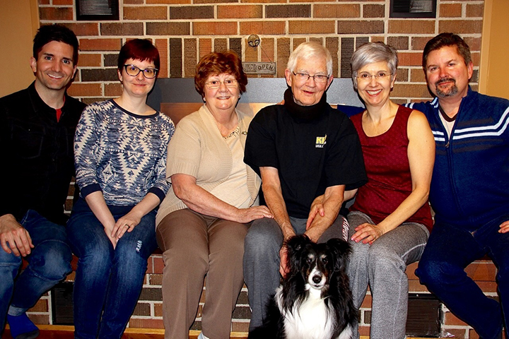 Ross Hull and his family.