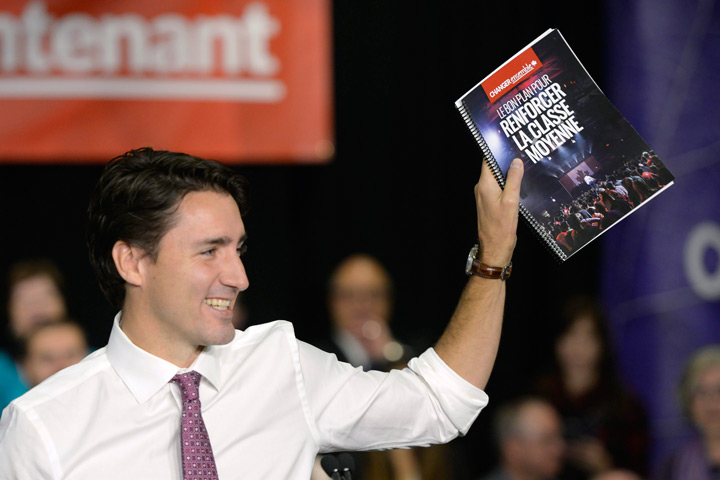 Trudeau announces his platform