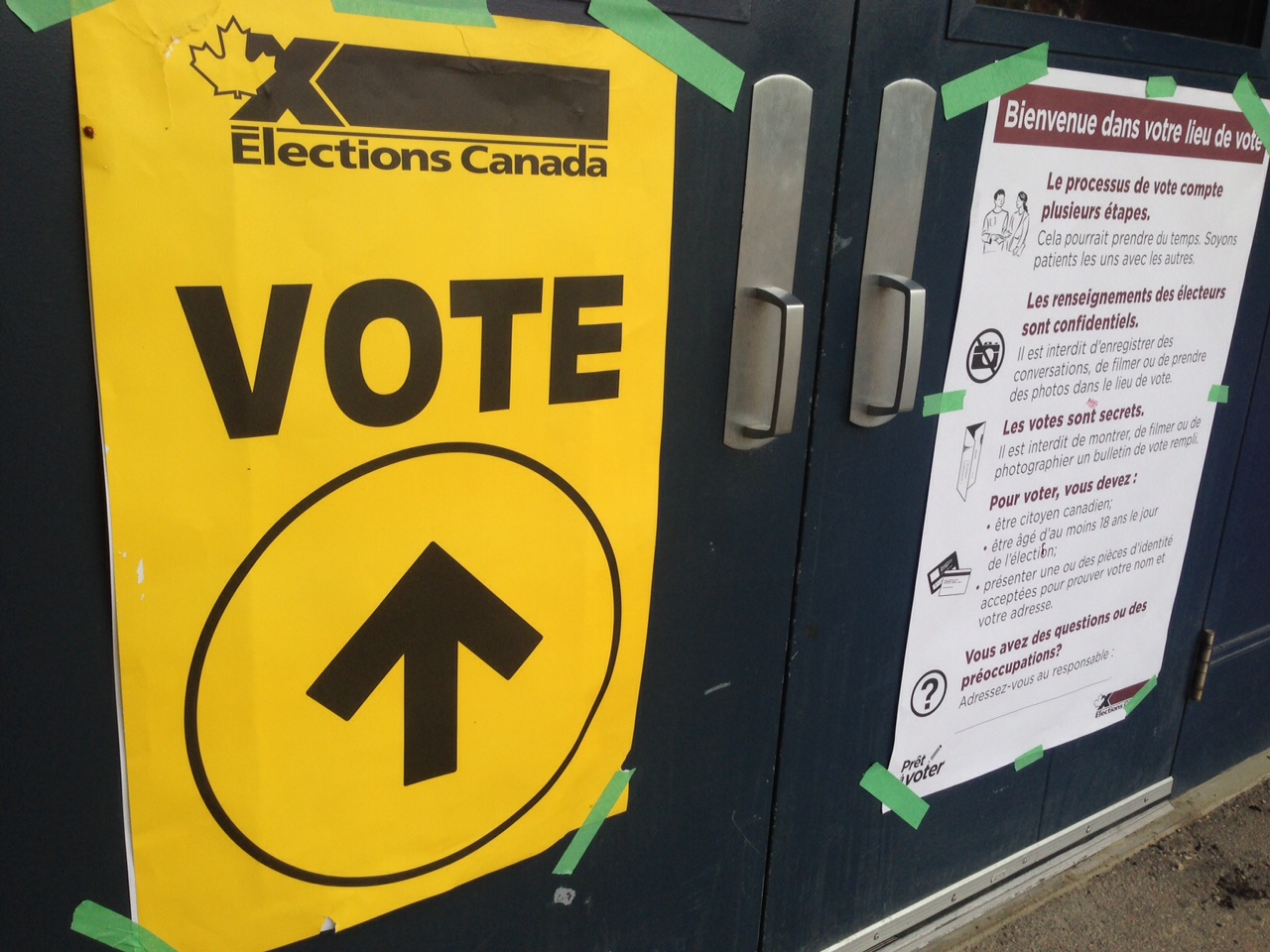 Map Advance Voter Turnout In Your Riding National Globalnews Ca   Voting Station 