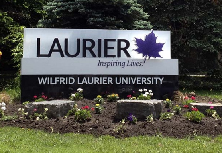 Photograph of Wilfrid Laurier University campus in Waterloo, Ont.