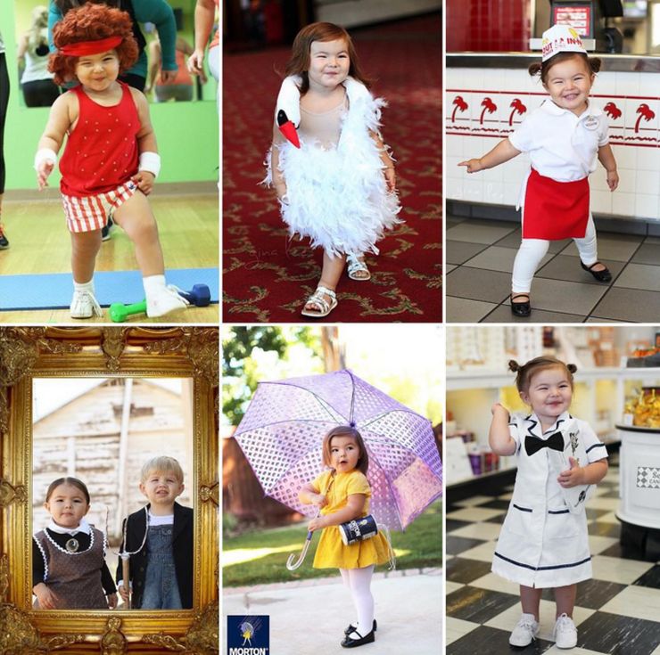 These are just a few of the costumes Willow has worn over the course of her three years.