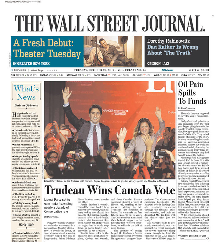 From ‘stunning rout’ to Canada’s ‘strip-teasing new PM’ – world media react to #Elxn42 - image