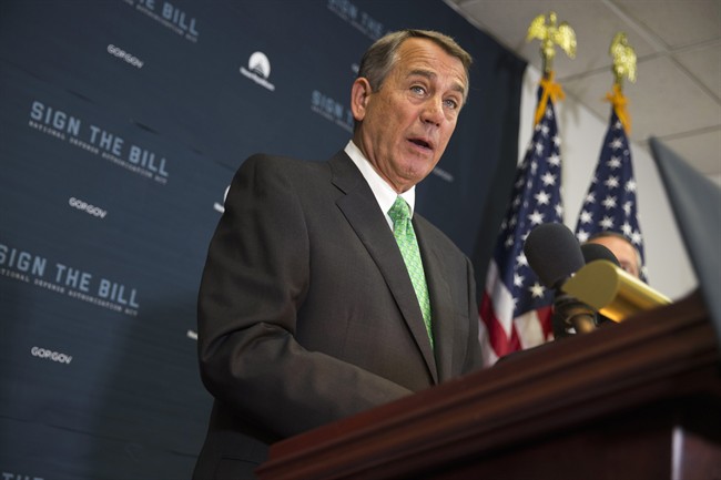 Speaker John Boehner is pressing ahead with one last deal as he heads for the exits.