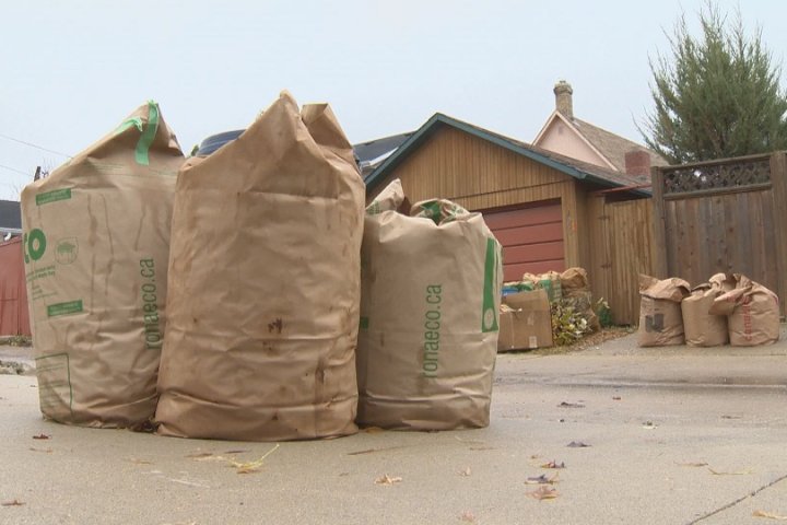 Winnipeg yard waste pickup to end for the season