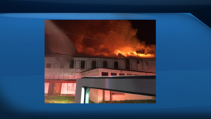 Yorkton Fire and RCMP were called to the corner of Tupper Avenue and South Front Street and found the curling rink on fire.