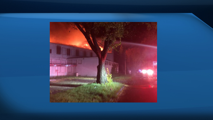 Yorkton Fire and RCMP were called to the corner of Tupper Avenue and South Front Street and found the curling rink on fire.