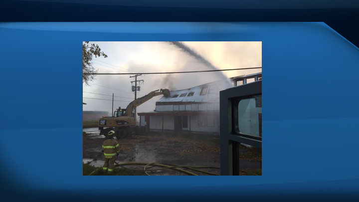 Yorkton Fire and RCMP were called to the corner of Tupper Avenue and South Front Street and found the curling rink on fire.