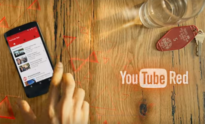 A screenshot from YouTube's video promoting their new service, Red. 
