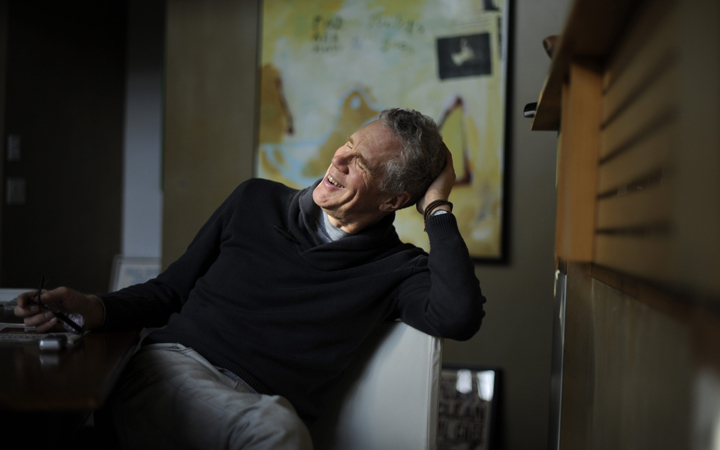 Broadcaster, author Stuart McLean is photographed during an interview in his Toronto home on Nov 20 2012. 