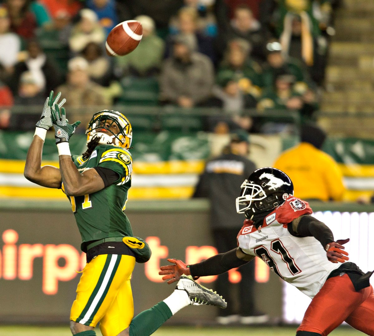 Edmonton Eskimos advance to Grey Cup with 45-31 win in CFL West Final