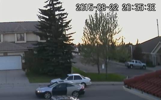 Calgary police are searching for a silver older-model compact car with a black driver’s side door in connection to the shooting death of David Quach, 27, on Saturday, Aug. 22, 2015. 