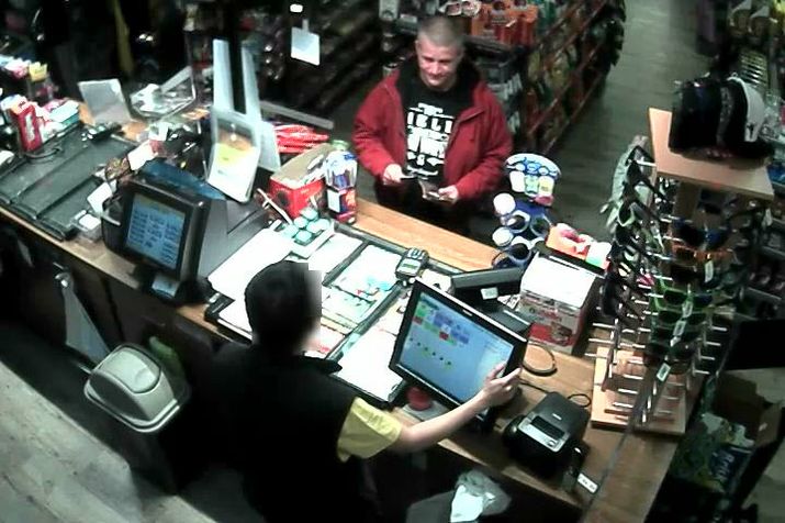 Suspect in poppy box theft.