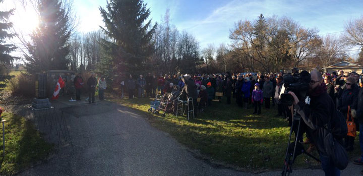 Nov. 11: Ryan Kessler took this Your Saskatchewan photo of the Remembrance Day service at Montgomery Place.