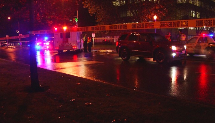 A woman has been killed in Abbotsford Wednesday night after she was struck by an SUV.