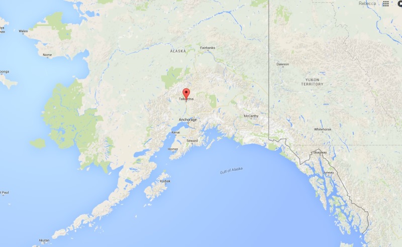 A magnitute 4.3 earthquake hit 98 km west of Talkeetna, Alaska, on Saturday, Oct. 31, 2015. 