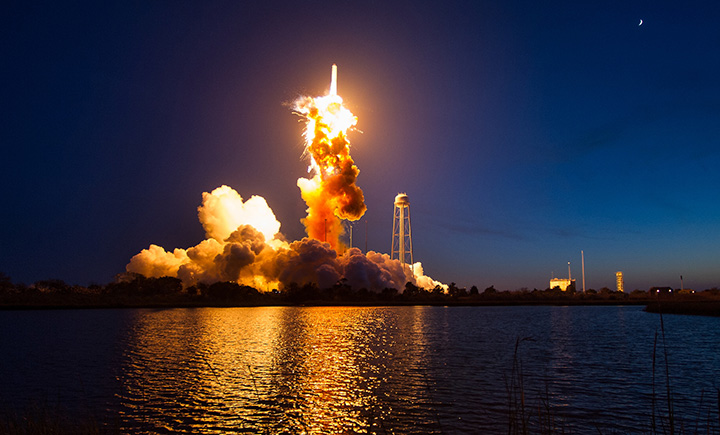 IN PHOTOS: New NASA images show massive Antares rocket explosion - image