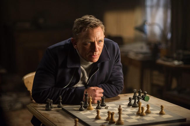 Daniel Craig appears in a scene from the James Bond film, 'Spectre.'.