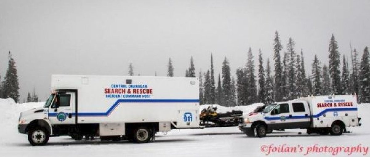 Snowboarder rescued at Big White - image