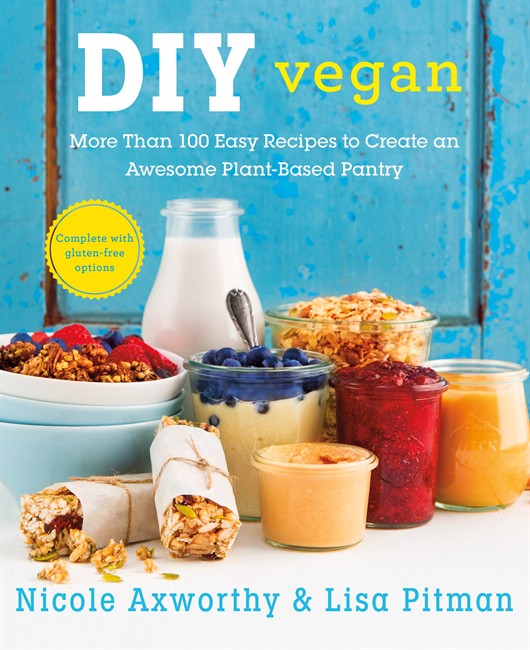 The cover of "DIY Vegan" by Nicole Axworthy and Lisa Pitman is seen in this undated handout photo.