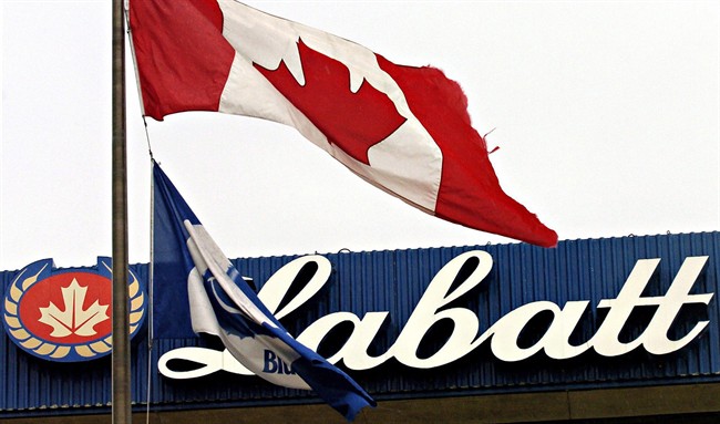 The Labatt brewery is seen in Toronto Thursday March 31, 2005. Labatt Breweries of Canada says it will buy Mike's Hard Lemonade and Okanagan Cider in an agreement with the Mark Anthony Group of Companies. 