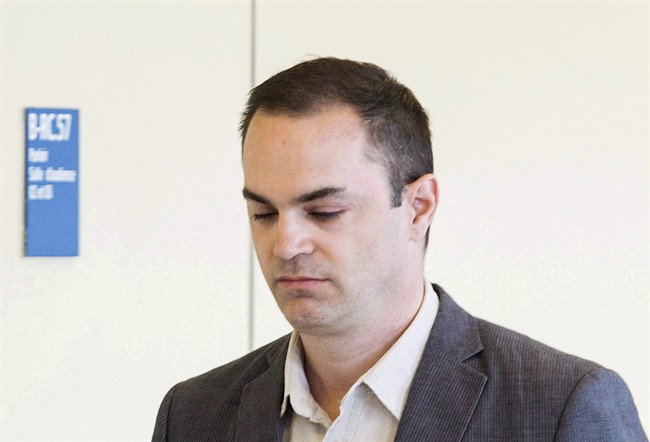 Guy Turcotte arrives at the courthouse in Saint Jerome, Que., Monday, September 14, 2015.
