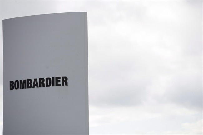 A Bombardier plant is shown in Montreal, Thursday, October 29, 2015.