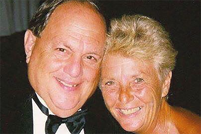 Doug and Darren Flutie's parents, Dick and Joan. 