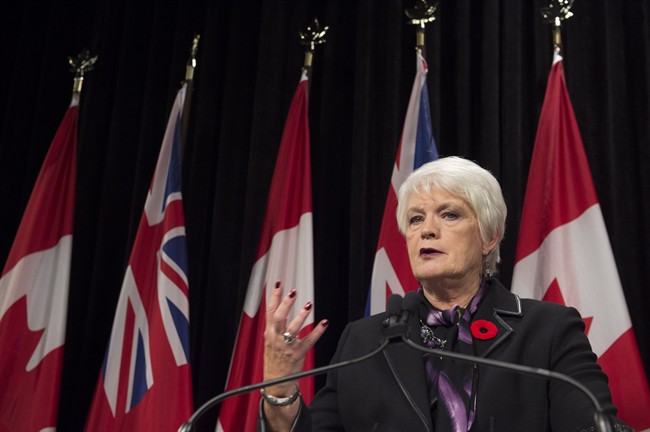 Treasury Board President Liz Sandals suggests opposition to Nestle water taking is based on "misinformation.".