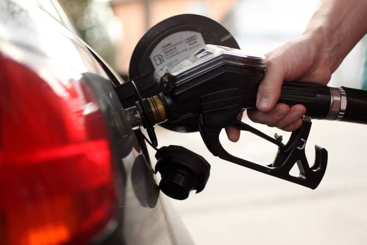 The price of gas is falling at some Winnipeg stations.