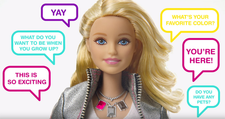 Hackers can hijack Wi-Fi Hello Barbie to spy on your children