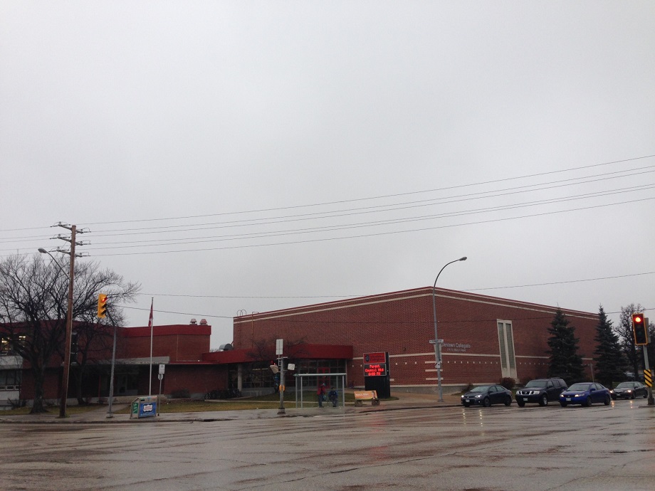 Glenlawn Collegiate was under a 'hold and secure' Tuesday afternoon. 
