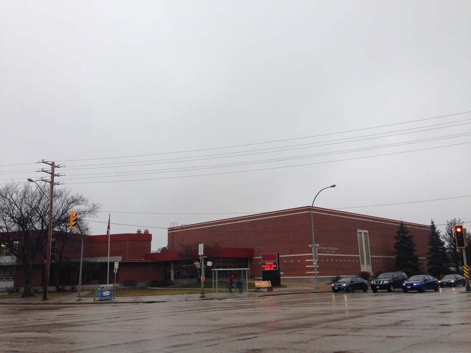 A new basketball court at St. Vital Memorial Park is located near Glenlawn Collegiate in Winnipeg.