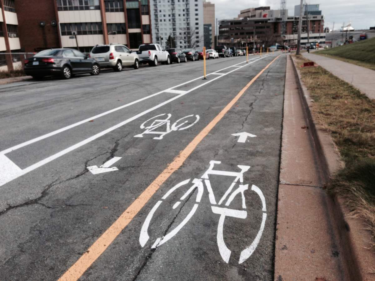The total cost for the new bike lane is pegged at $10,000.