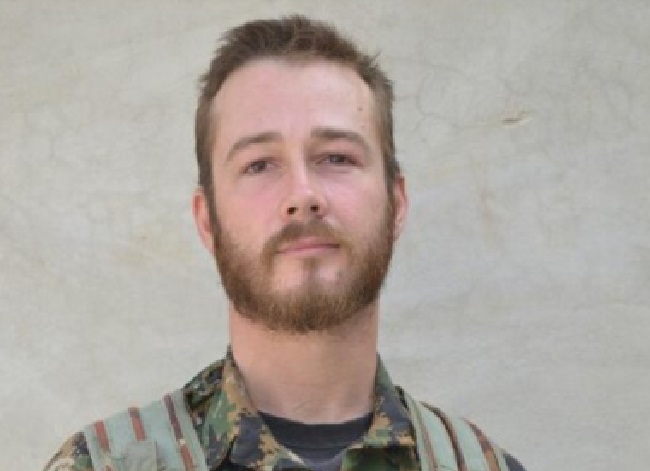 The Syrian Observatory for Human Rights posted this picture of Canadian John Gallagher, who has reportedly been killed by a suicide bomb blast in Syria. 