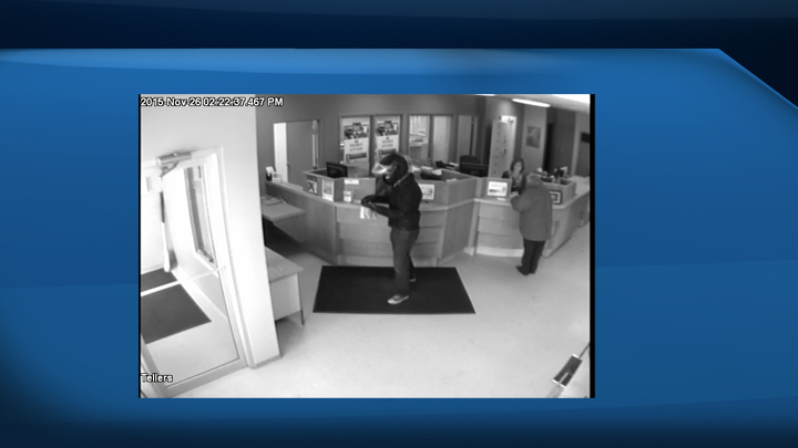 Thursday afternoon, RCMP from Milestone received a complaint of a robbery at a financial institution in the community of Lang. A man wearing a helmet and visor entered the bank and gave the employee a note demanding money. He then fled on foot.